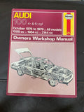 Audi 100 Haynes car manual