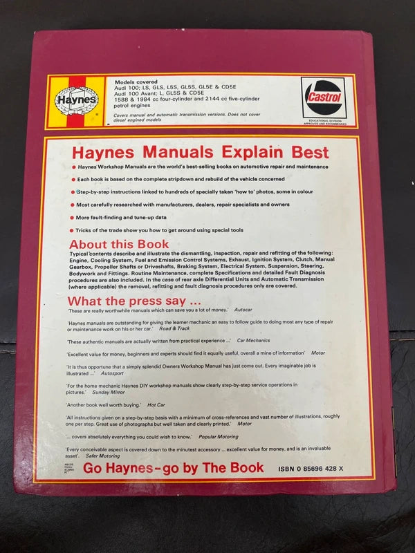 Audi 100 Haynes car manual