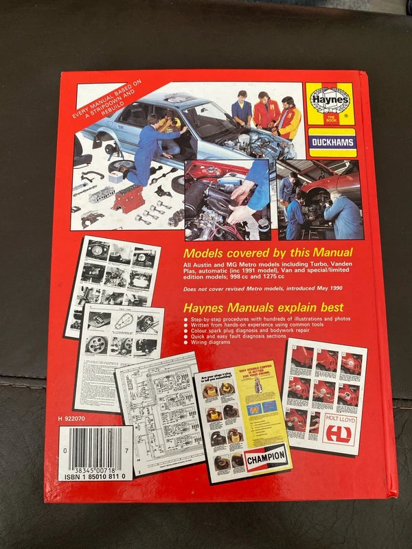 Austin metro Haynes car manual
