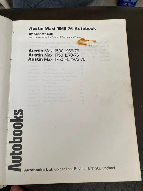 Maxi owners workshop manual