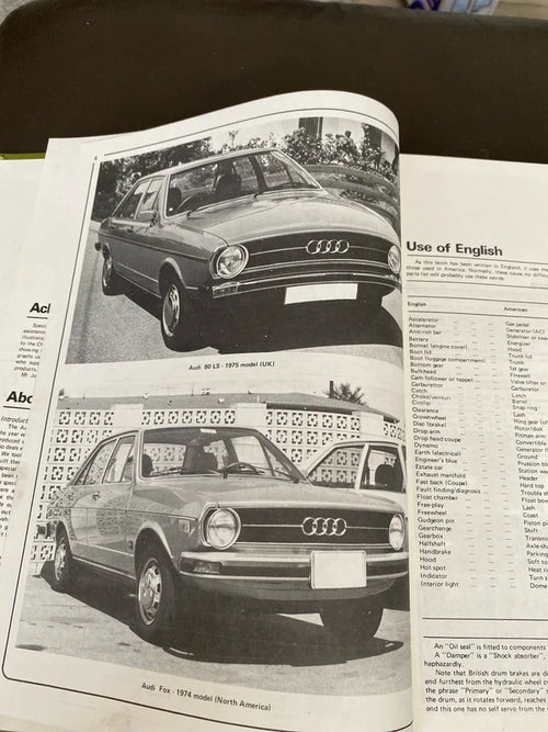Audi 80 Haynes car workshop manual