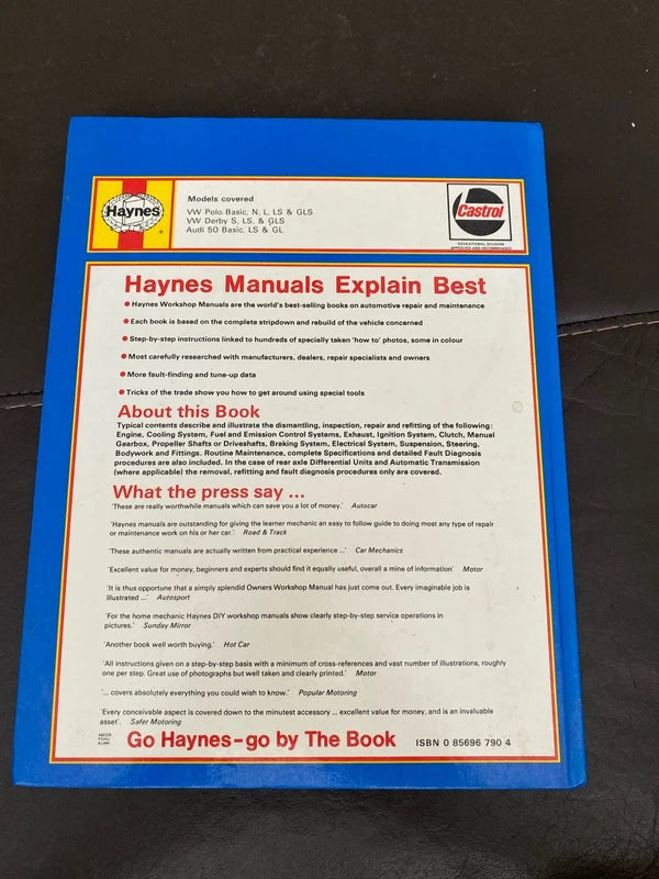 VW Polo Haynes car workshop manual