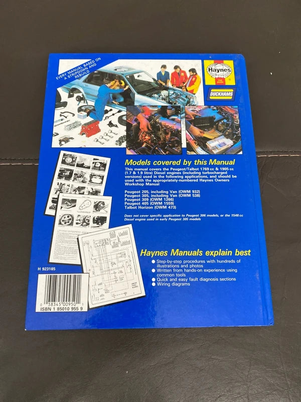 Peugeot diesel engine Haynes manual