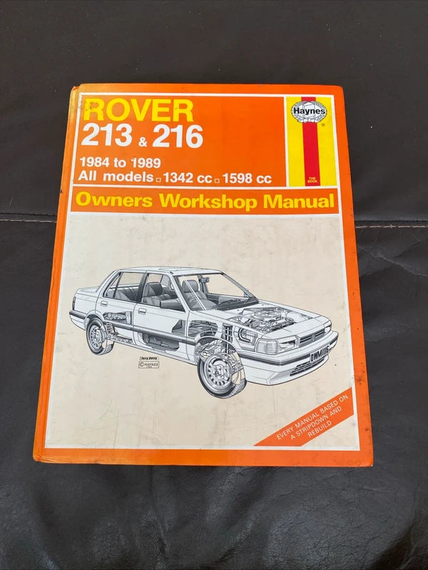 Rover 213 & 216 Haynes owners workshop manual