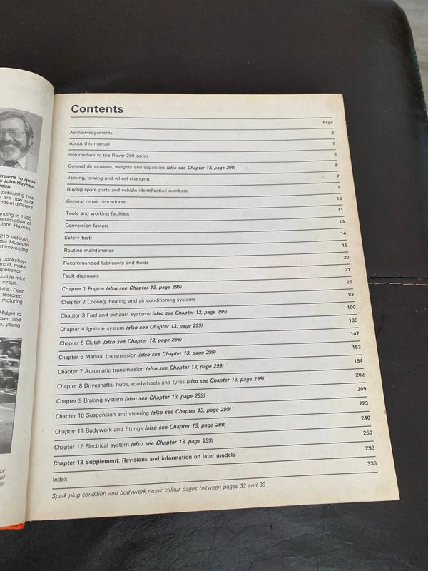 Rover 213 & 216 Haynes owners workshop manual