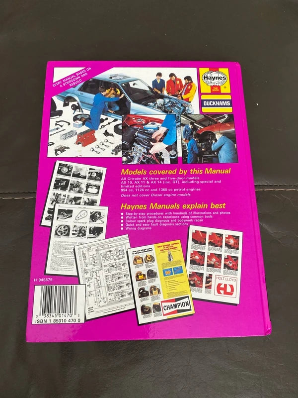 Citroen AX Haynes workshop manual