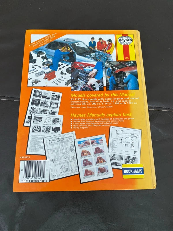 Fiat uno Haynes workshop manual