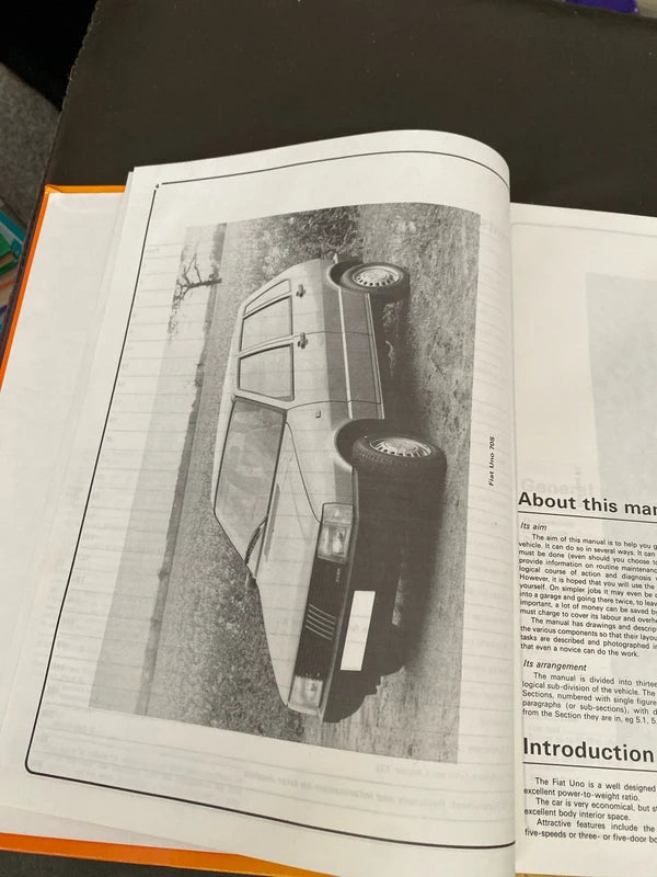 Fiat uno Haynes workshop manual