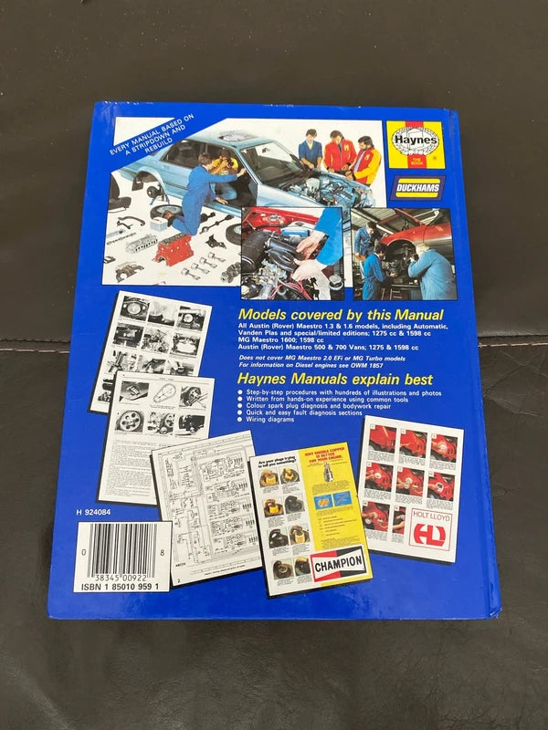 Austin maestro Haynes workshop manual