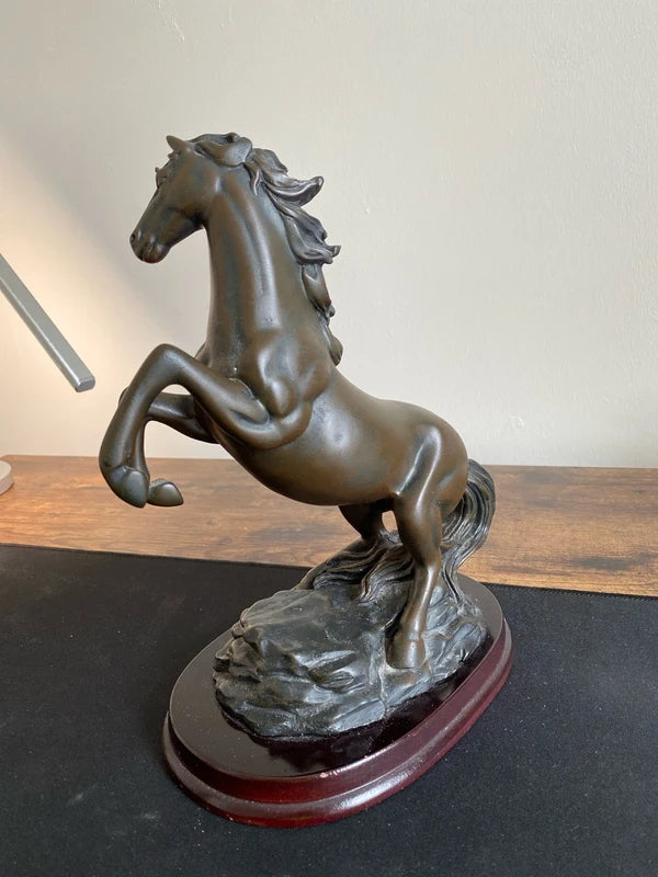 The Juliana Collection - Black Horse Model Figurine vintage collectible Sculpture