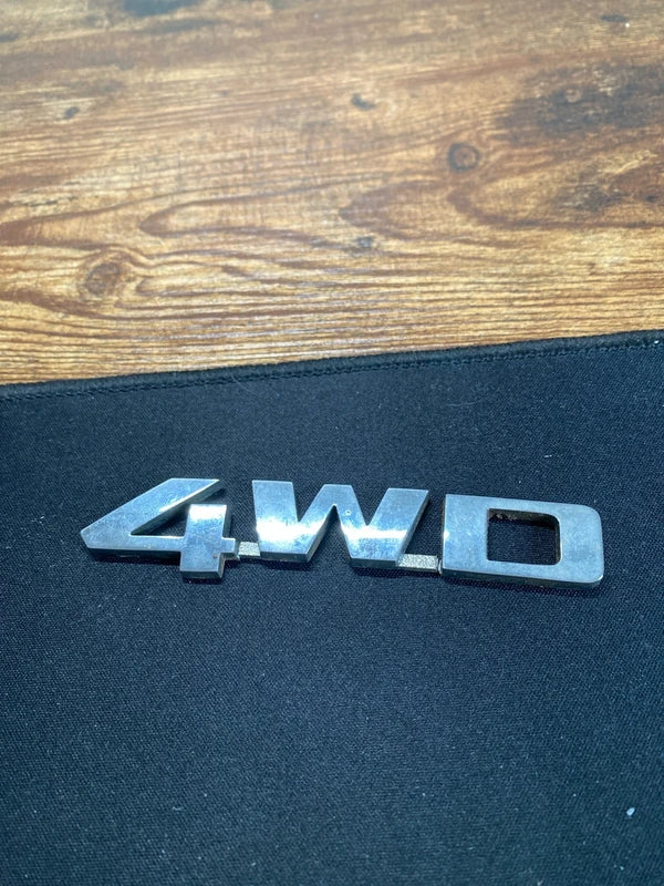 4WD car badge logo emblem
