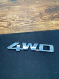 4WD car badge logo emblem
