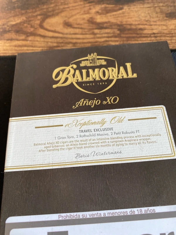Empty wooden cigar box collectible balmoral