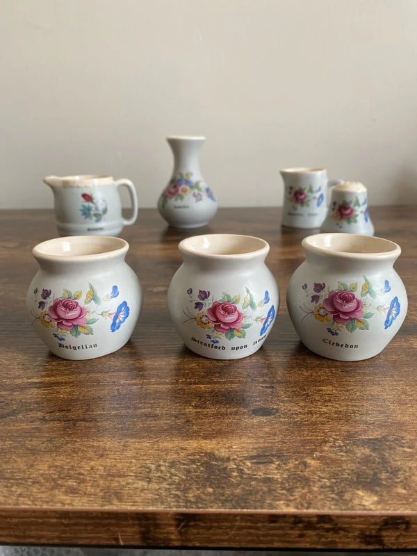 Buckfast Devon Pottery Vases Souvenirs vintage collectibles