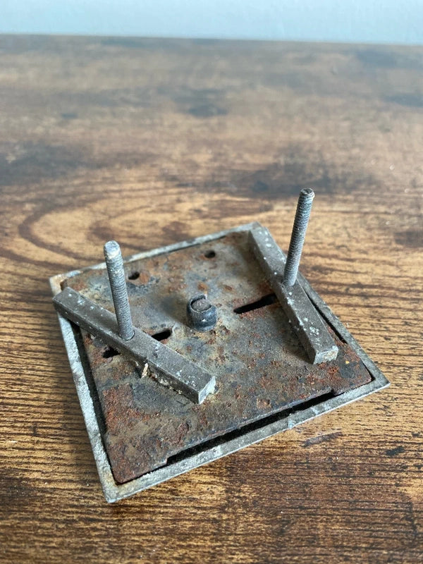 Square AA car badge emblem logo collectible