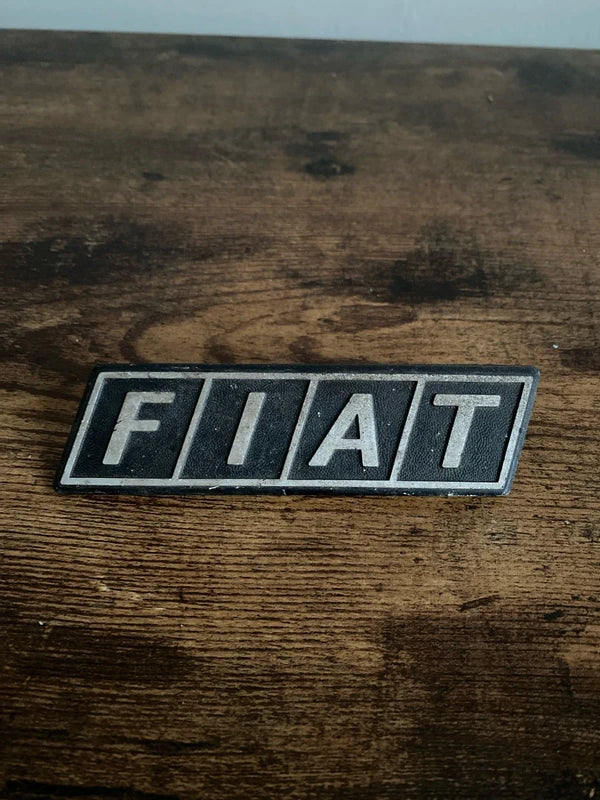 Classic Fiat 500 front emblem badge logo collectible vintage