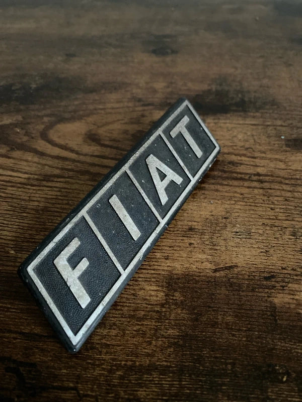 Classic Fiat 500 front emblem badge logo collectible vintage