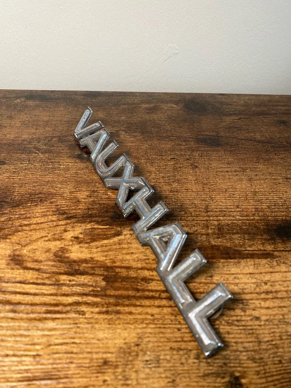 Genuine Vauxhall classic car badge emblem logo metal