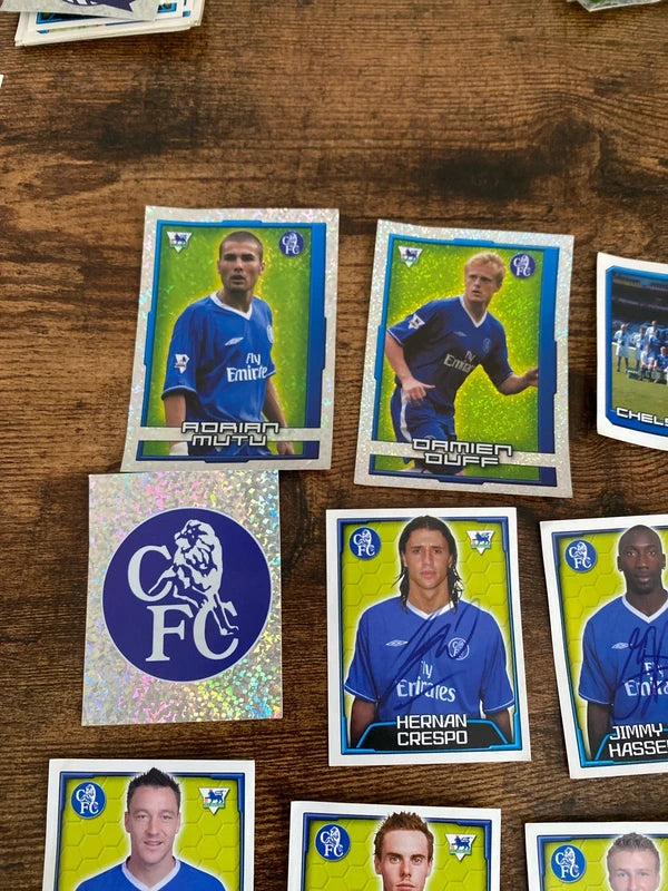 Merlin’s 2004 Chelsea FC football stickers collectible rare John Terry