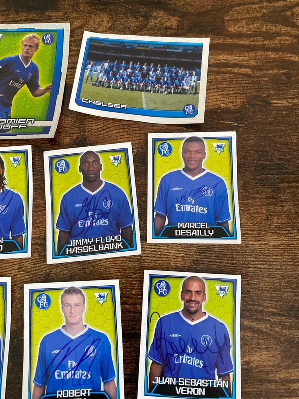 Merlin’s 2004 Chelsea FC football stickers collectible rare John Terry