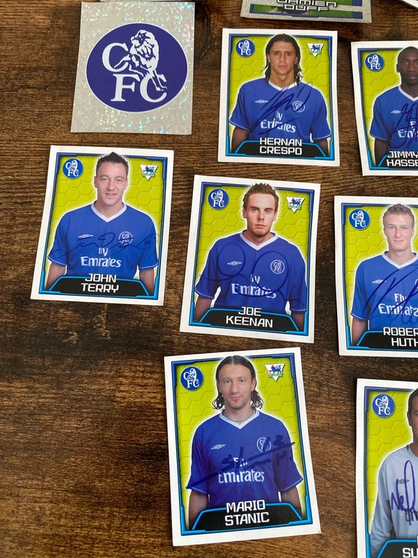 Merlin’s 2004 Chelsea FC football stickers collectible rare John Terry