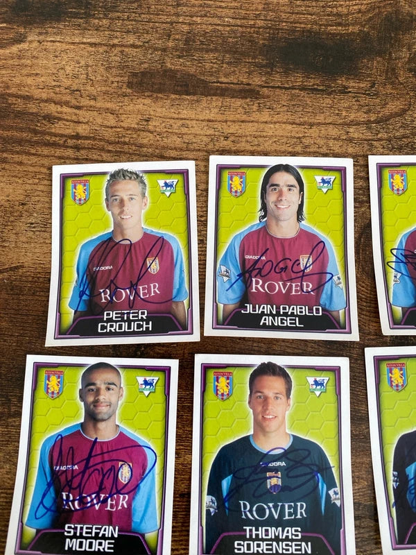 Merlin’s 2004 Aston Villa football stickers bundle collectible