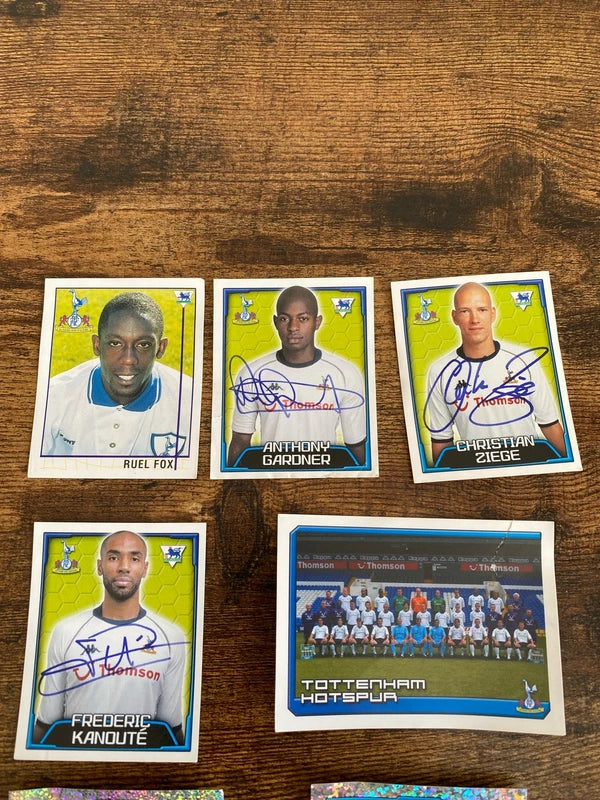 Merlin’s 96-04 Tottenham Hotspur football stickers bundle collectible