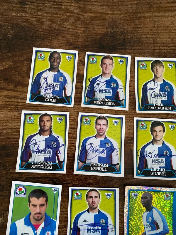 Merlin’s football collectible bundle Blackburn Rovers stickers unused