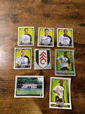 Merlin’s collectible bundle of Fulham FC stickers retro