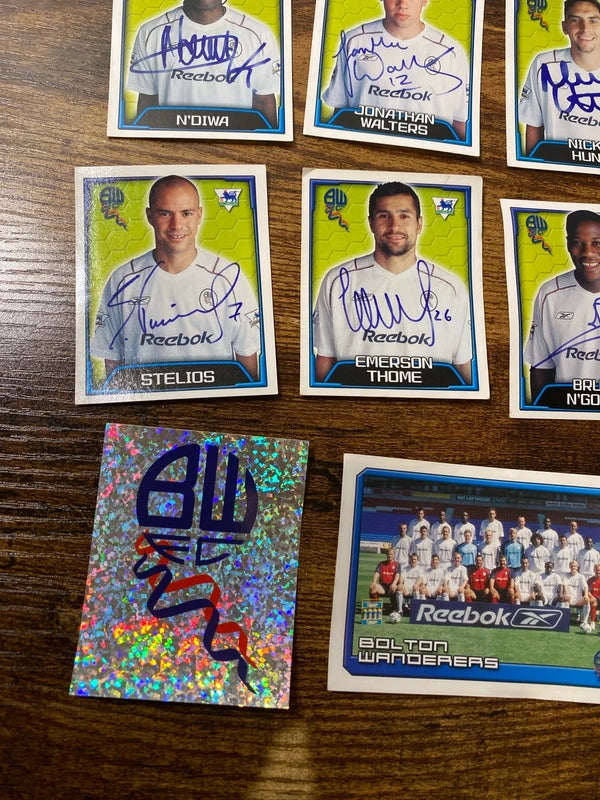 Merlin’s very collectible Bolton Wanderers football sticker bundle