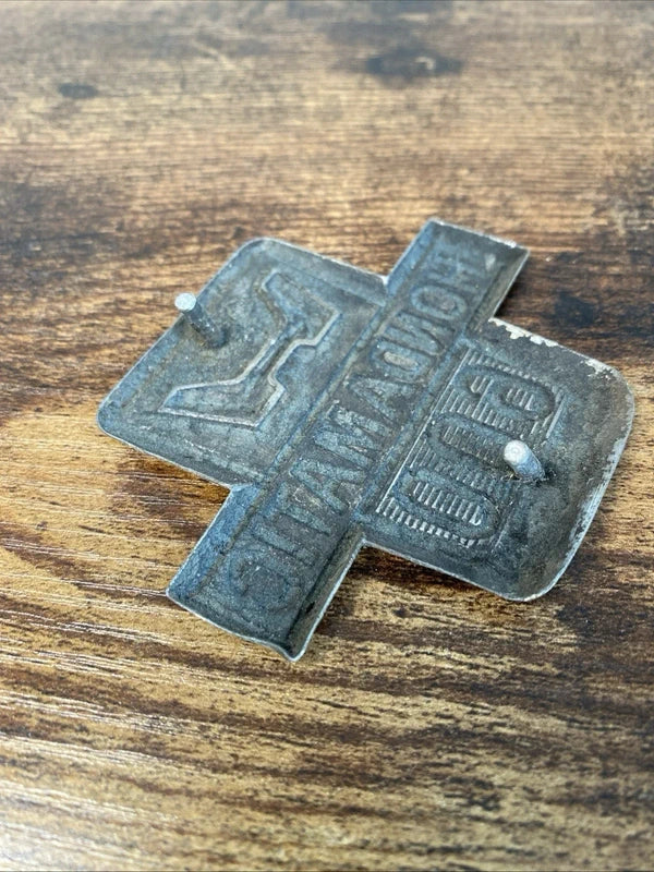 Rare Hondamatic 600 Car Badge Emblem Logo Vintage Metal