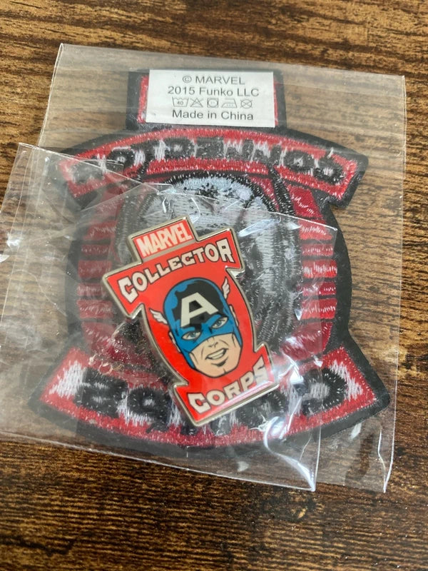 Marvel Collector Corps Ultron Patch & Captain America Badge