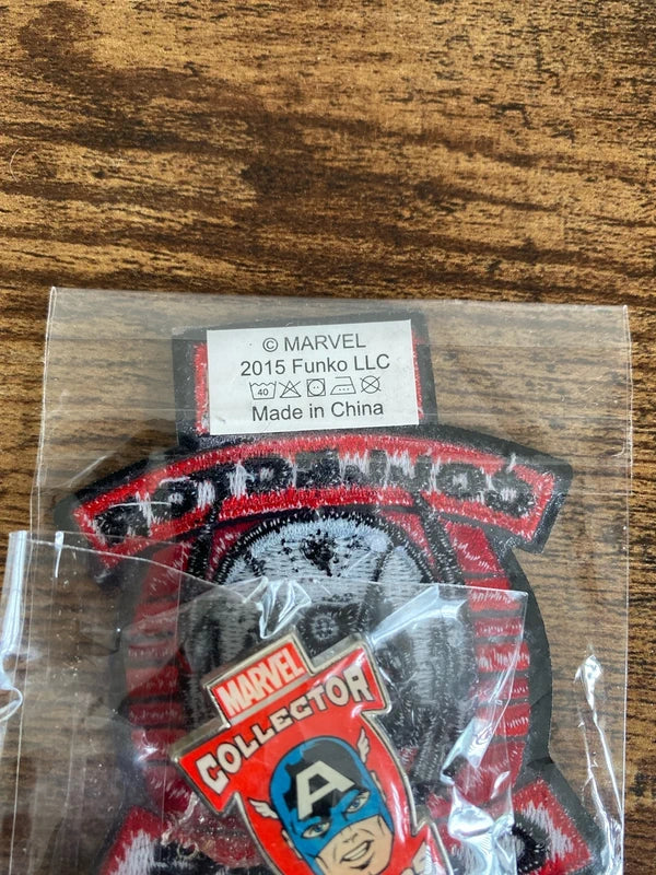 Marvel Collector Corps Ultron Patch & Captain America Badge
