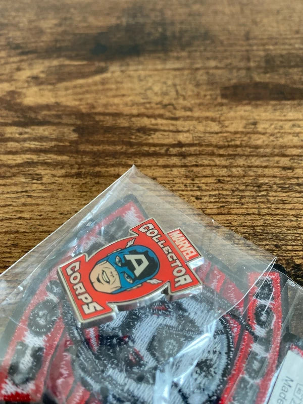 Marvel Collector Corps Ultron Patch & Captain America Badge