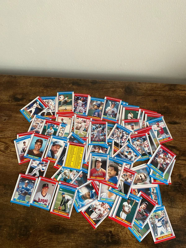 Topps (UK) Set of 88 American Baseball 1989 vintage collectible