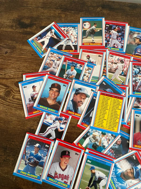 Topps (UK) Set of 88 American Baseball 1989 vintage collectible