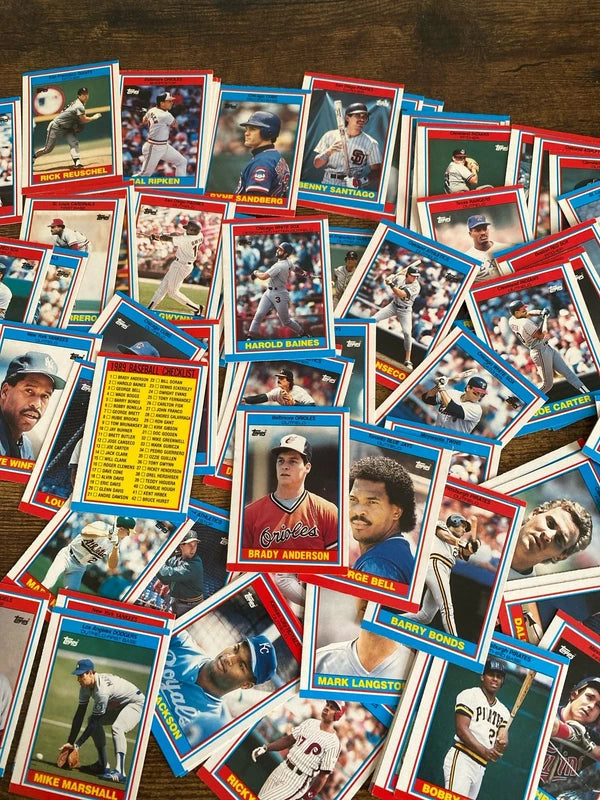Topps (UK) Set of 88 American Baseball 1989 vintage collectible