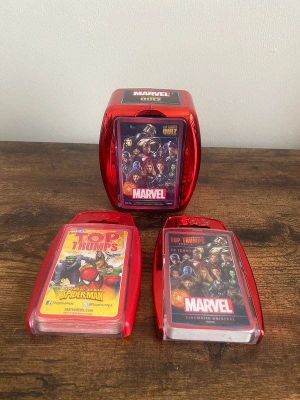 Marvel top trumps bundle - new quiz and x2 card games