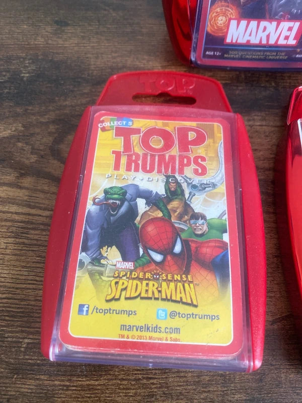 Marvel top trumps bundle - new quiz and x2 card games