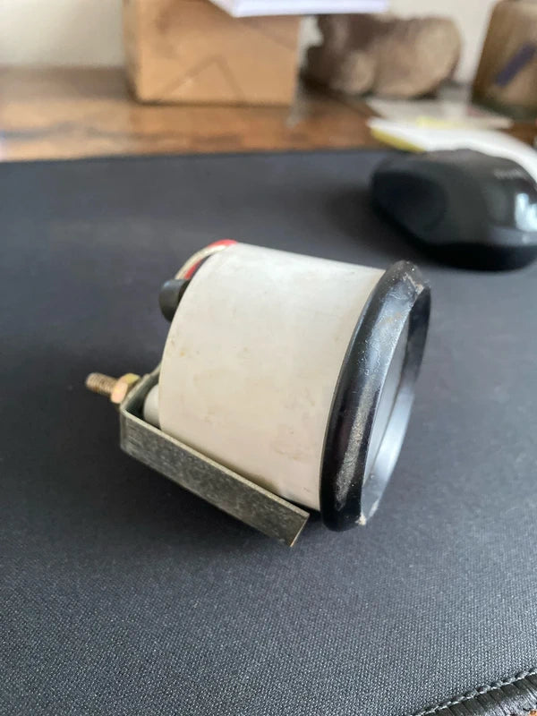 Vintage water temp gauge for truck - upcycle / collectors
