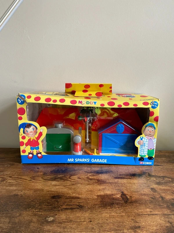 Vintage rare and collectible Corgi Noddy play set Mr Sparks Garage