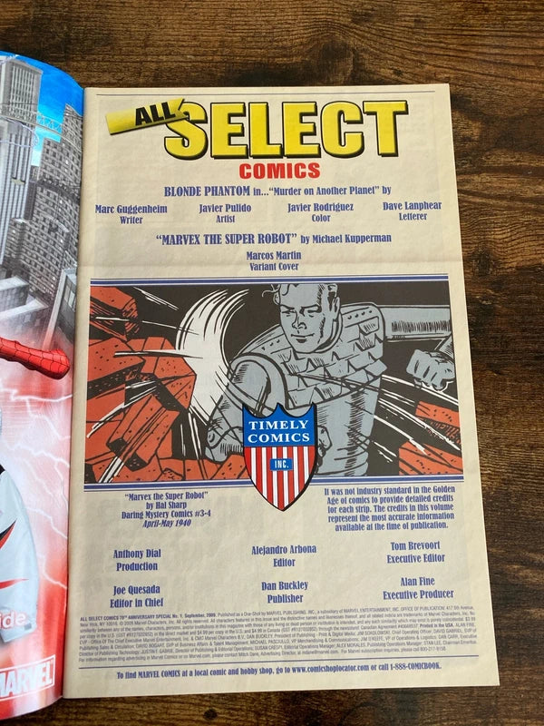 All select comics - marvel comics 70th anniversary special collectible