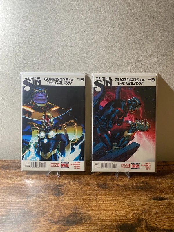 Marvel Comic Original Sin Guardians Of The Galaxy No. 18 & 19
