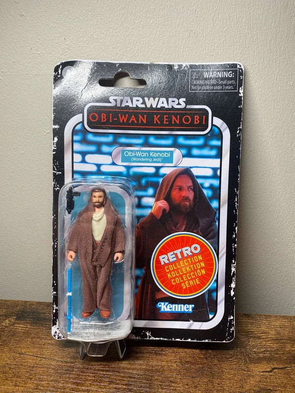 Star Wars Obi-Wan Kenobi (Wandering Jedi) Retro Kenner Figure Sealed collectible vintage