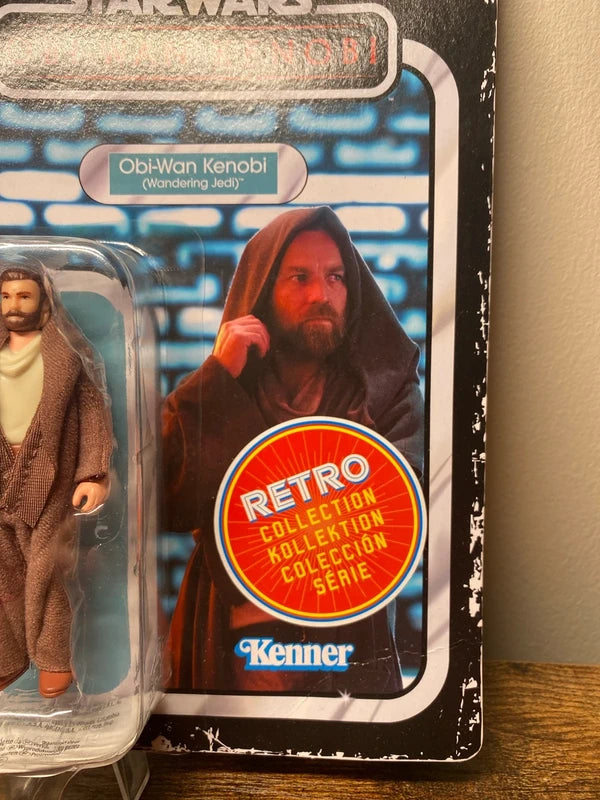 Star Wars Obi-Wan Kenobi (Wandering Jedi) Retro Kenner Figure Sealed collectible vintage
