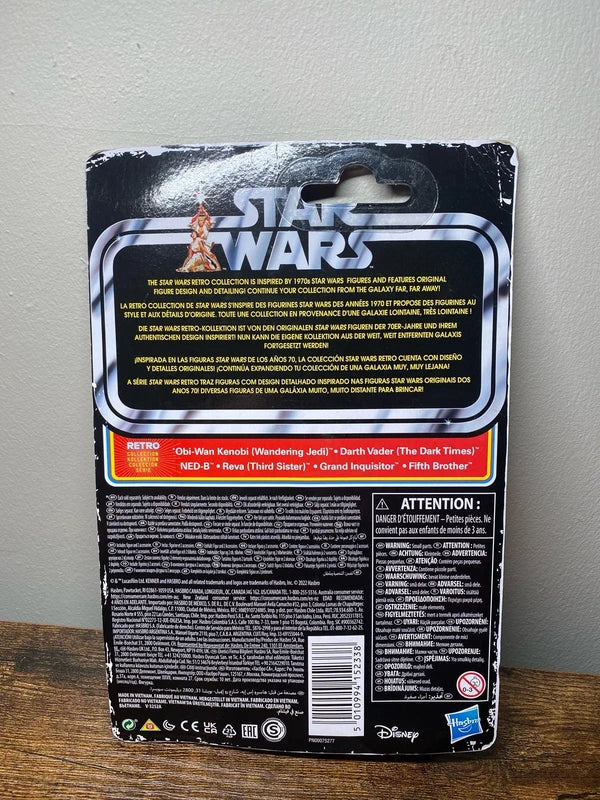 Star Wars Obi-Wan Kenobi (Wandering Jedi) Retro Kenner Figure Sealed collectible vintage