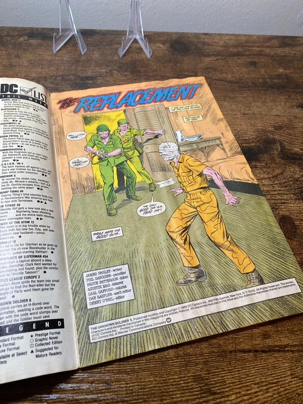 The Unknown Soldier vintage 80’s DC Comic Book