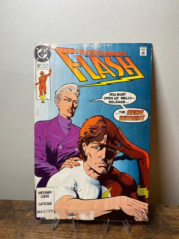 The Flash Comic Book vintage 1990 DC Comics collectible