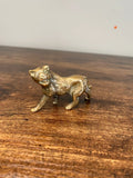 Antique vintage solid brass tiger / panther / leopard ?