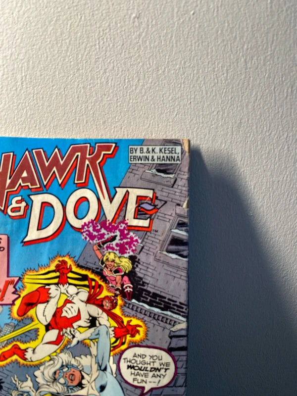 Vintage 90’s DC Comic book - Hawk & Dove Ladies Night Out collectible